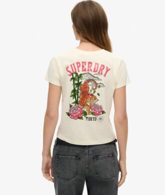 Tattoo Rhinestone Fitted T-shirt Tattoo Rhinestone Fitted T-shirt