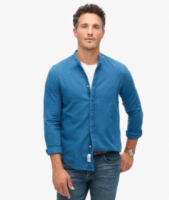 The Merchant Store – Henley Indigo-skjorta