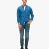 The Merchant Store – Henley Indigo-skjorta