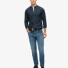 The Merchant Store – Indigo Henley-skjorta