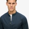 The Merchant Store – Indigo Henley-skjorta