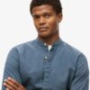 The Merchant Store – Indigo Henley-skjorta