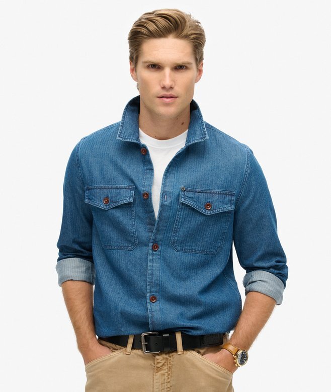 The Merchant Store – Indigo Overshirt The Merchant Store – Indigo Overshirt