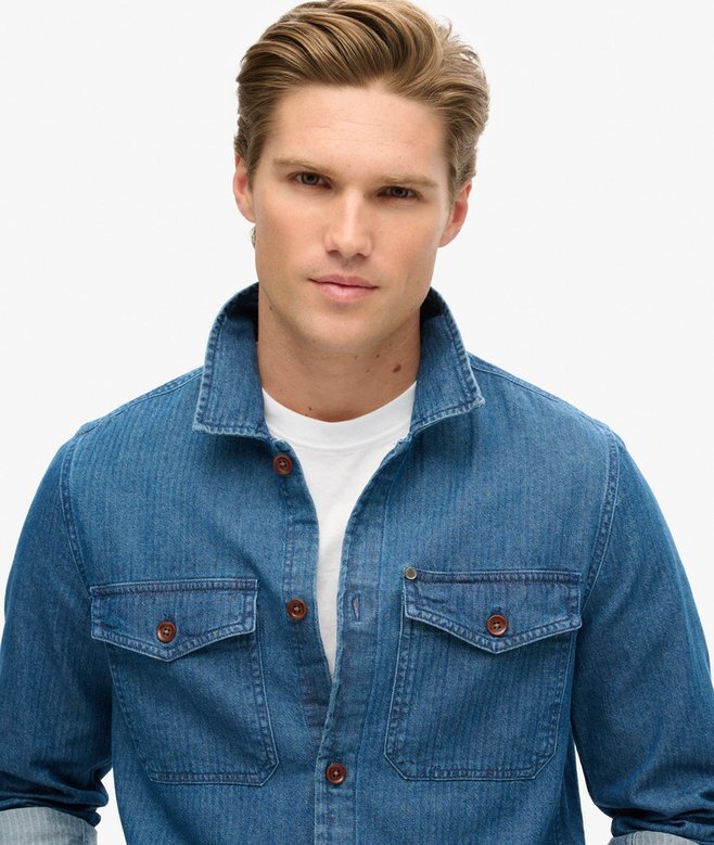The Merchant Store – Indigo Overshirt The Merchant Store – Indigo Overshirt