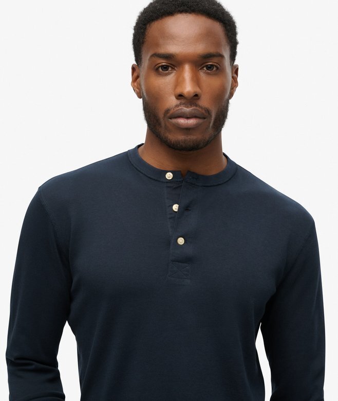 The Merchant Store – Jersey Henley-tröja The Merchant Store – Jersey Henley-tröja