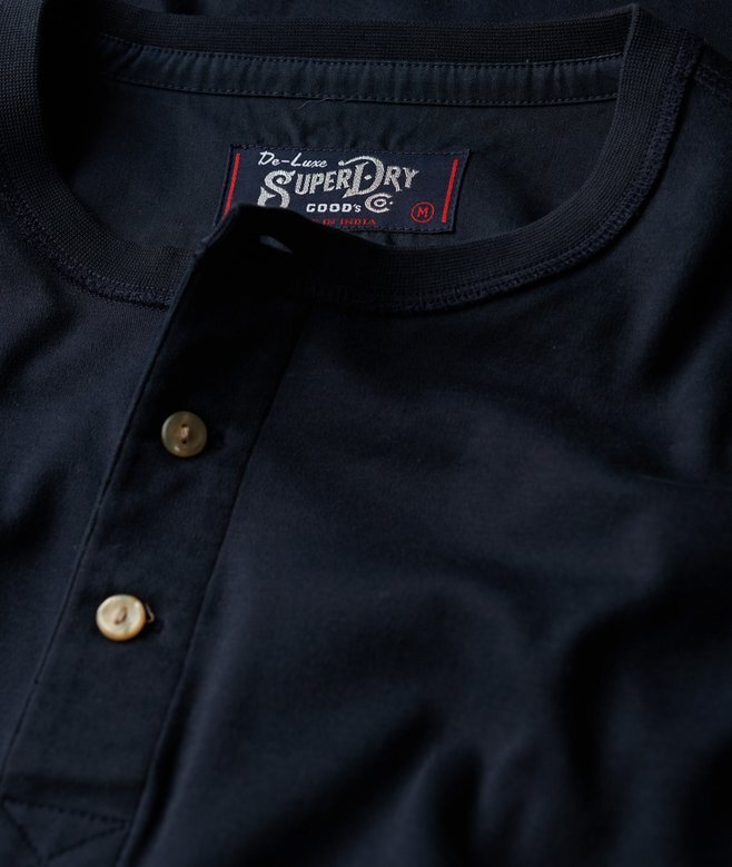The Merchant Store – Jersey Henley-tröja The Merchant Store – Jersey Henley-tröja