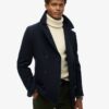 The Merchant Store – Peacoat i ullblandning