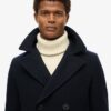 The Merchant Store – Peacoat i ullblandning