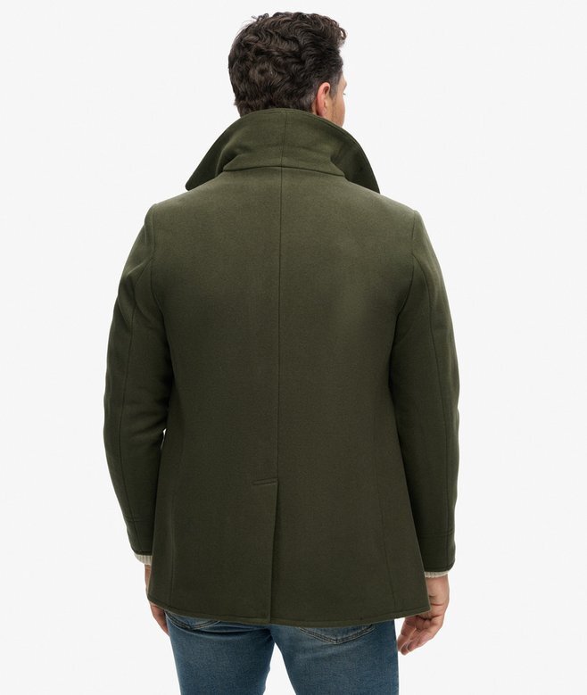 The Merchant Store – Peacoat i ullblandning The Merchant Store – Peacoat i ullblandning
