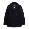 The Merchant Store – Peacoat i ullblandning