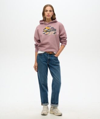 Tokyo Vintage Logo Relaxed Hoodie