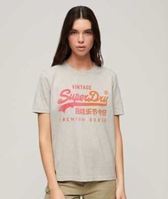 Tonal grafisk avslappnad T-shirt