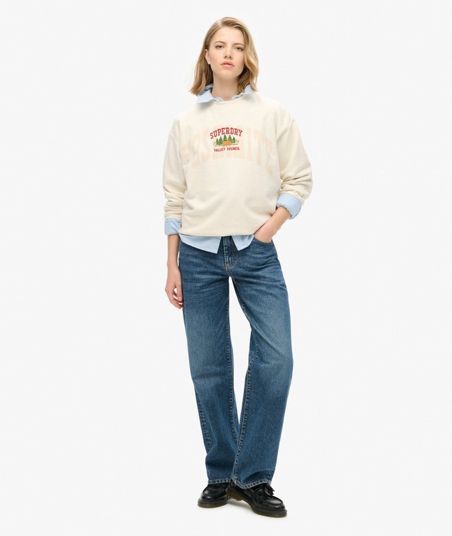 Travel Souvenir Loose Crew Sweatshirt Travel Souvenir Loose Crew Sweatshirt