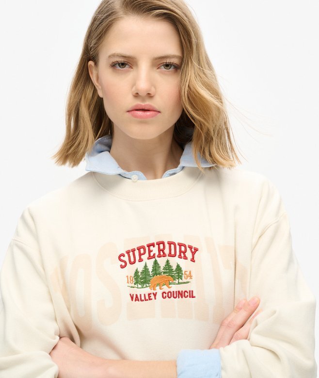 Travel Souvenir Loose Crew Sweatshirt Travel Souvenir Loose Crew Sweatshirt