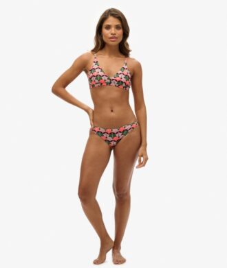 Triangel-bikinitopp med korsad rygg Triangel-bikinitopp med korsad rygg