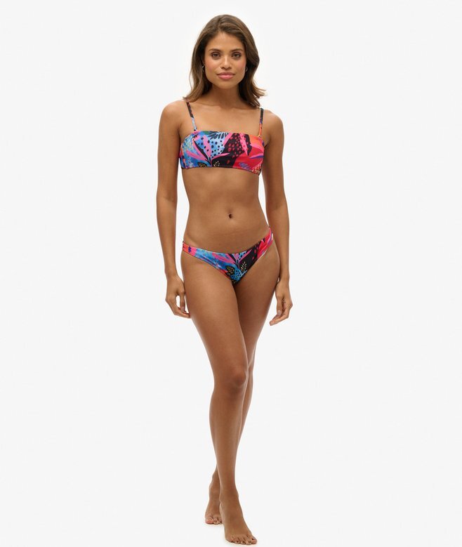 Tropisk bandeau-bikinitopp Tropisk bandeau-bikinitopp