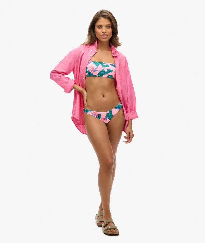 Tropisk bandeau-bikinitopp Tropisk bandeau-bikinitopp