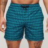 Tryckta 15-tums återvunna badshorts Tryckta 15-tums återvunna badshorts