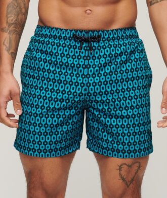 Tryckta 15-tums återvunna badshorts Tryckta 15-tums återvunna badshorts