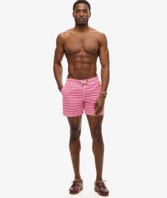 Tryckta 15-tums återvunna badshorts