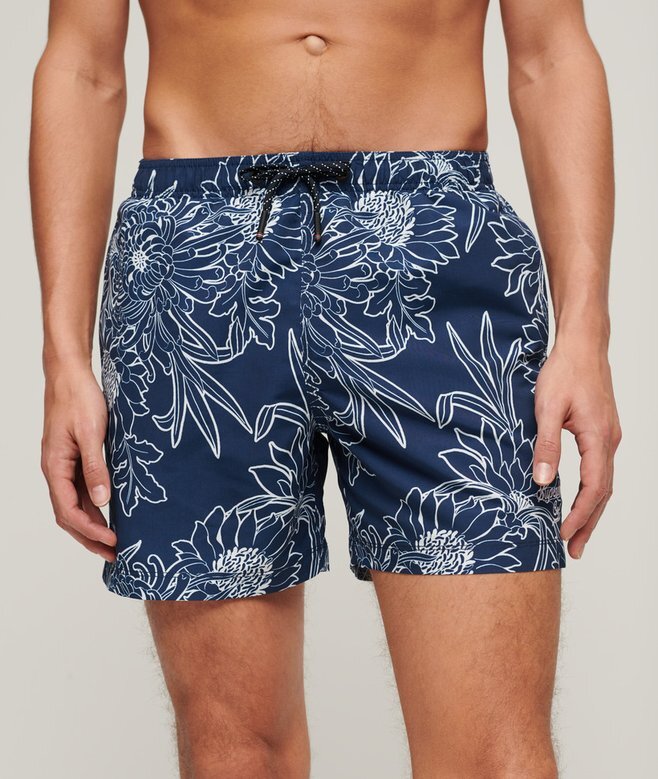 Tryckta 15-tums återvunna badshorts Tryckta 15-tums återvunna badshorts