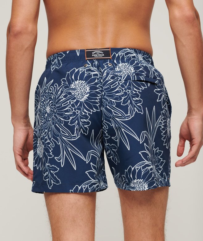 Tryckta 15-tums återvunna badshorts Tryckta 15-tums återvunna badshorts