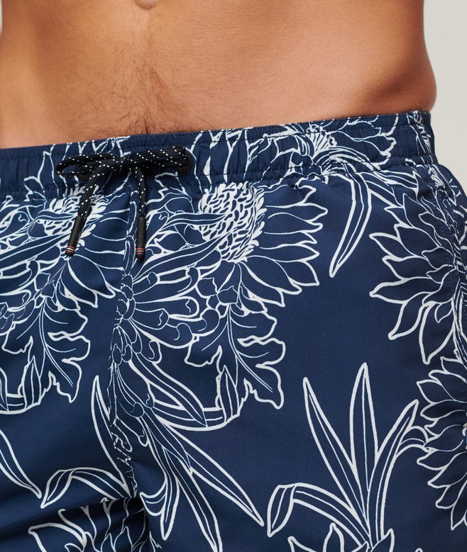 Tryckta 15-tums återvunna badshorts Tryckta 15-tums återvunna badshorts