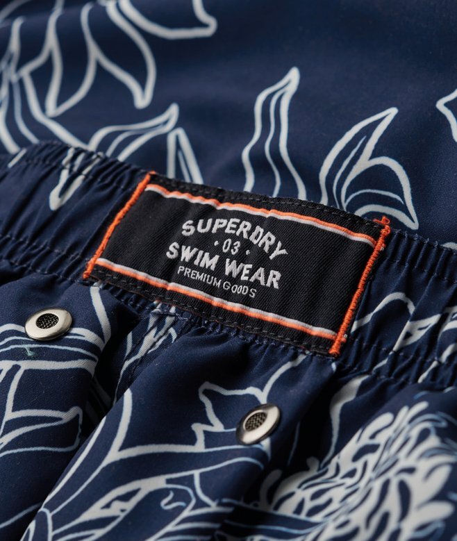 Tryckta 15-tums återvunna badshorts Tryckta 15-tums återvunna badshorts