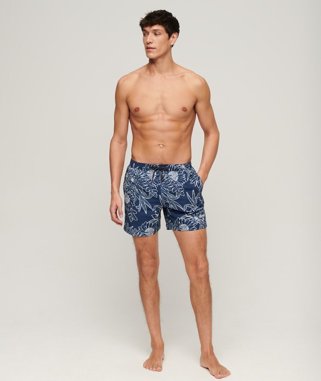 Tryckta 15-tums återvunna badshorts Tryckta 15-tums återvunna badshorts