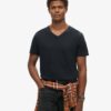 V-ringad slub-Shorts-T-shirt med korta ärmar V-ringad slub-Shorts-T-shirt med korta ärmar
