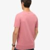 V-ringad slub-Shorts-T-shirt med korta ärmar
