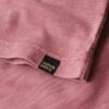 V-ringad slub-Shorts-T-shirt med korta ärmar