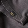 V-ringad slub-Shorts-T-shirt med korta ärmar