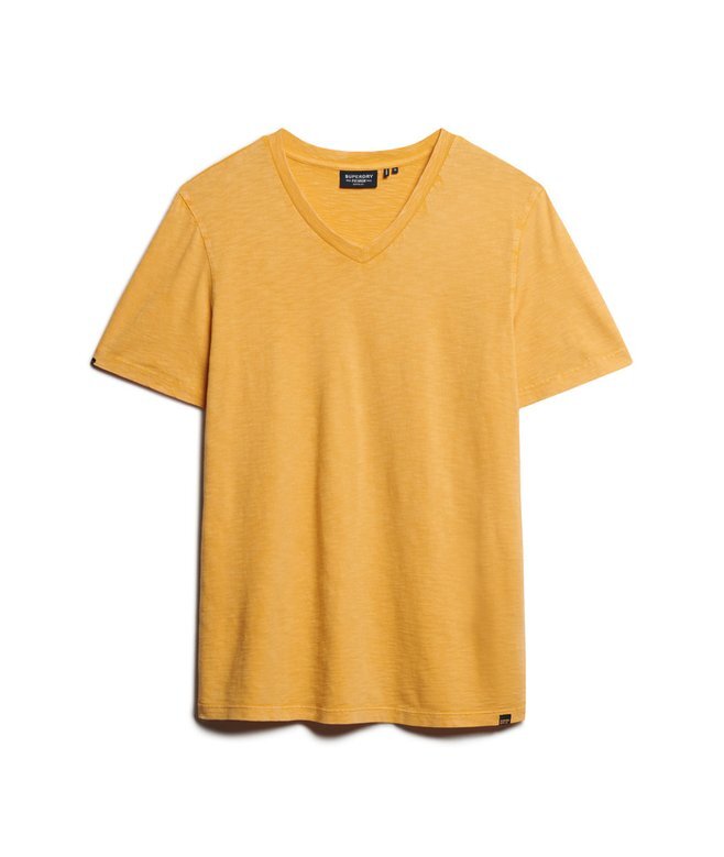 V-ringad slub-Shorts-T-shirt med korta ärmar V-ringad slub-Shorts-T-shirt med korta ärmar
