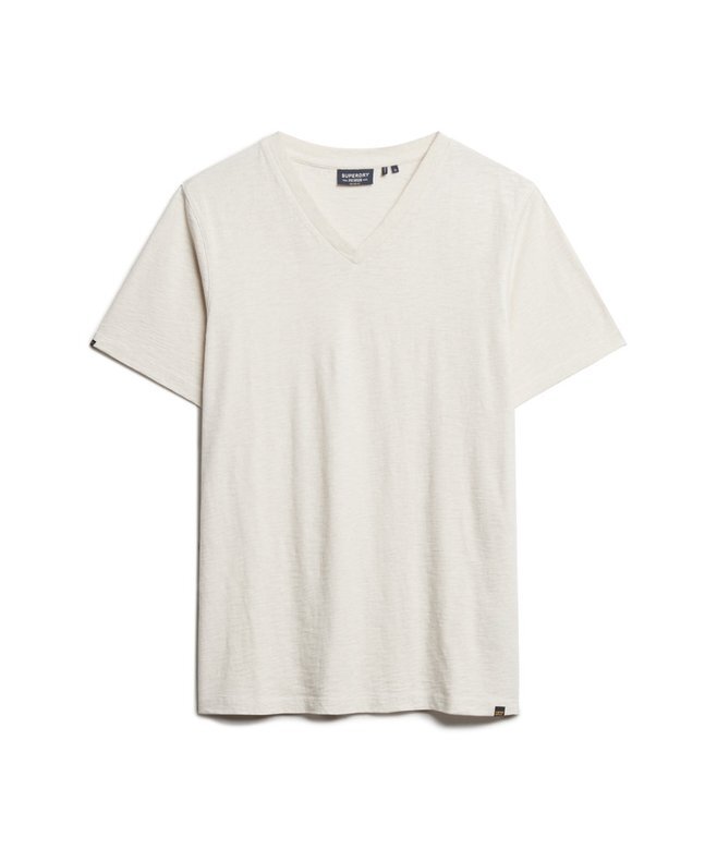 V-ringad slub-Shorts-T-shirt med korta ärmar V-ringad slub-Shorts-T-shirt med korta ärmar