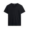 V-ringad slub-Shorts-T-shirt med korta ärmar V-ringad slub-Shorts-T-shirt med korta ärmar