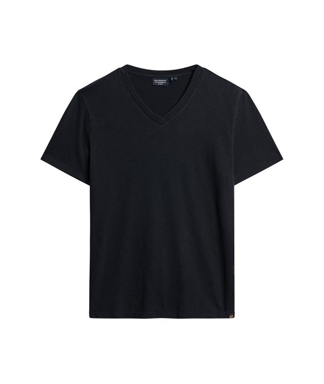 V-ringad slub-Shorts-T-shirt med korta ärmar V-ringad slub-Shorts-T-shirt med korta ärmar