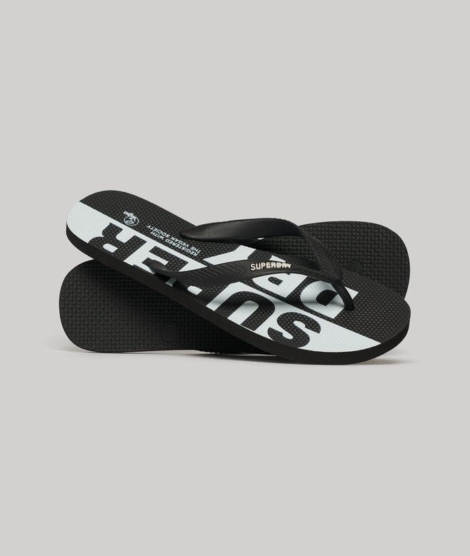 Vegan-flip-flops med logotyp Vegan-flip-flops med logotyp
