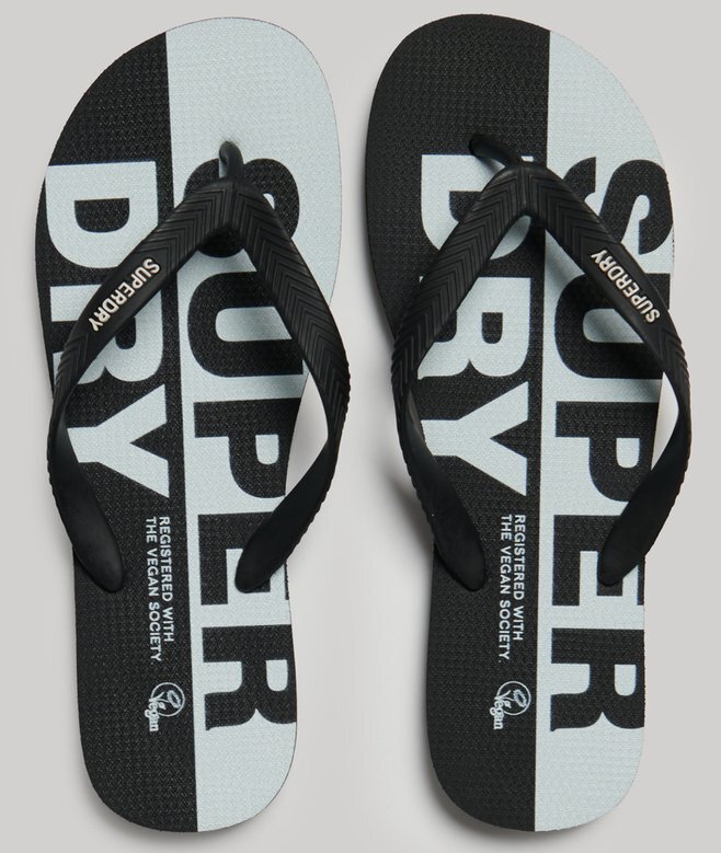 Vegan-flip-flops med logotyp Vegan-flip-flops med logotyp