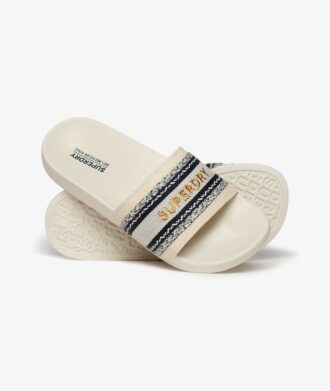 Veganska pooltofflor med rem Veganska pooltofflor med rem