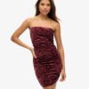 Velvet Bandeau Mini Klänning Velvet Bandeau Mini Klänning