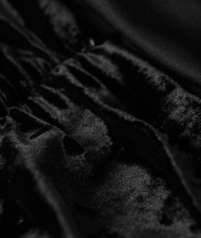 Velvet Bandeau Mini Klänning Velvet Bandeau Mini Klänning