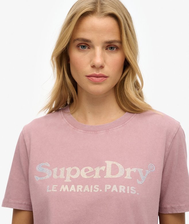 Venue Metallic Relaxed T-shirt Venue Metallic Relaxed T-shirt