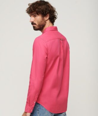 Överfärgad långärmad skjorta i Organic Cotton Överfärgad långärmad skjorta i Organic Cotton