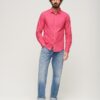 Överfärgad långärmad skjorta i Organic Cotton