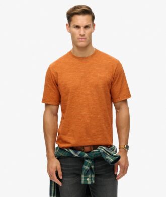 Överfärgad slubmarl-t-shirt