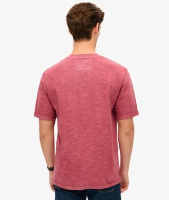 Överfärgad slubmarl-t-shirt