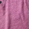 Överfärgad slubmarl-t-shirt