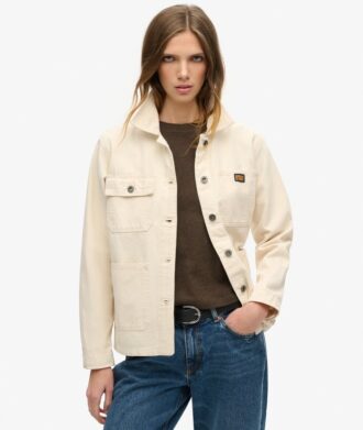 Vintage-arbetsjacka i Organic Cotton
