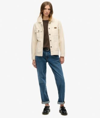 Vintage-arbetsjacka i Organic Cotton